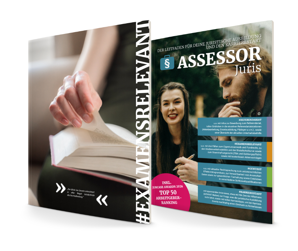 Cover der Rubrik #Examensrelevant des E-Books Asessor Juris 2026 - Leitfaden für die juristische Ausbildung und den Karrierestart