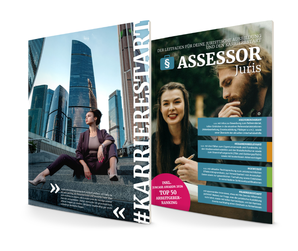 Cover der Rubrik #Karrierestart des E-Books Asessor Juris 2026 - Leitfaden für die juristische Ausbildung und den Karrierestart