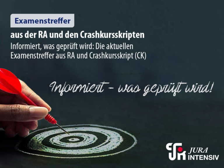 Drei Mal "Examenstreffer" in RA und Crashkursskripten von ...