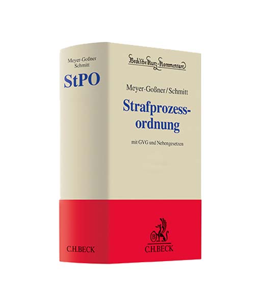 Meyer-Goßner-Schmitt-Strafprozessordnung-StPO-62-Auflage-2019_JurCase-Shop