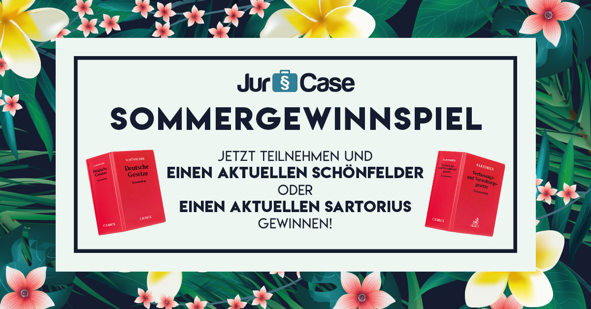 JurCase Sommergewinnspiel 2019
